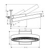 Hansgrohe Rainfinity Deszczownica ścienna 36 cm biały mat 26230700